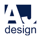 AJ Design logo
