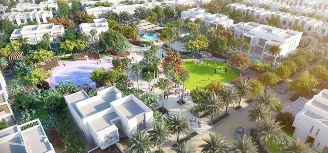 Al Zahia Yasmeen town house community with playground